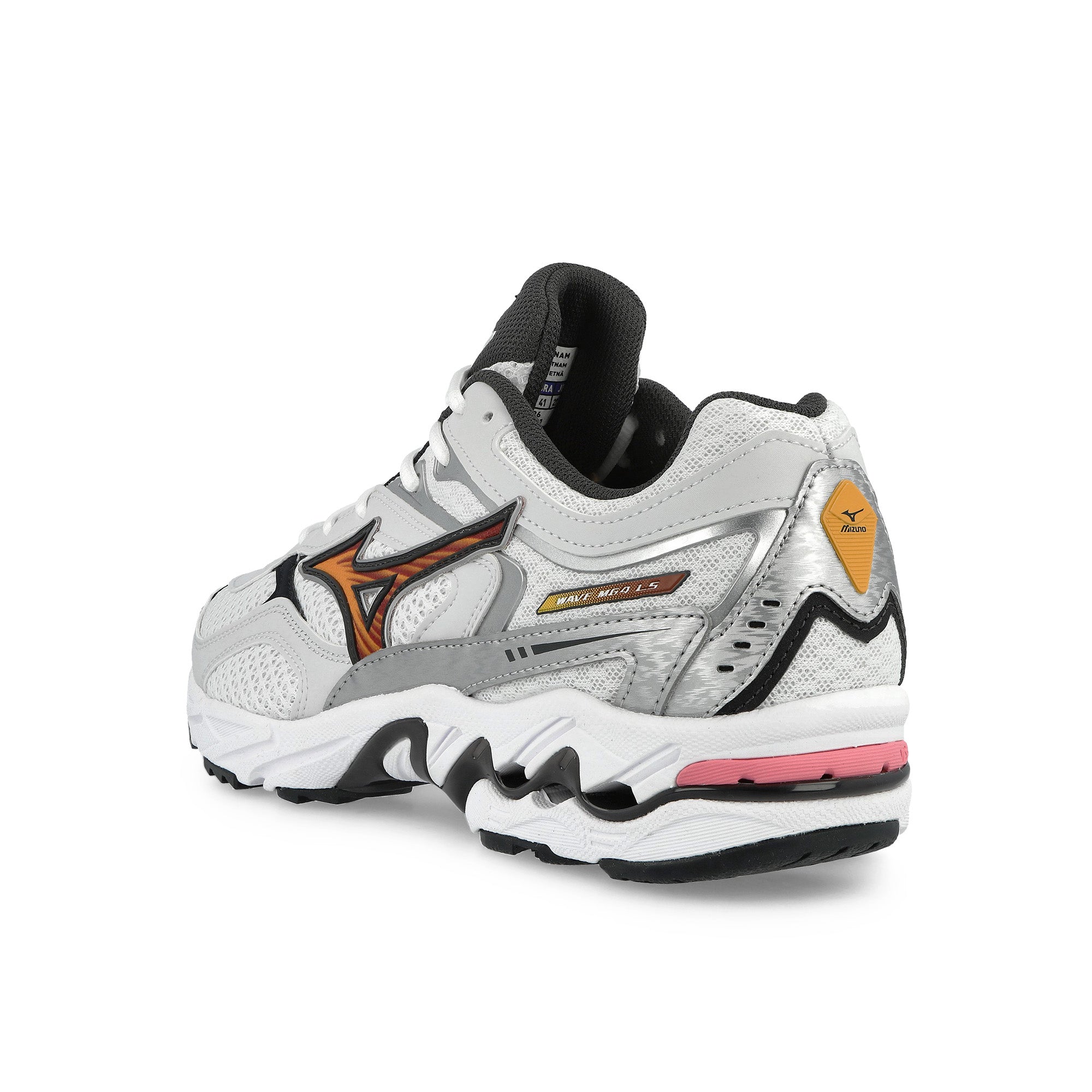 Mizuno Wave MG4 LS White / Artisans Gold / Galaxy Silver Sneaker D1GA265201 Material | Overkill
