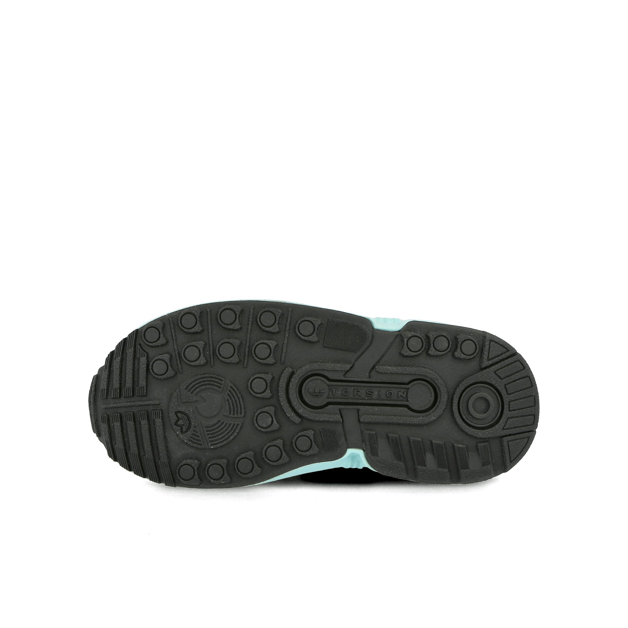 adidas ZX 8000 Aqua EL Infants Clear Aqua / Light Aqua / Shock Yellow Low Top Sneakers EG6792 Detail View 1 | Overkill