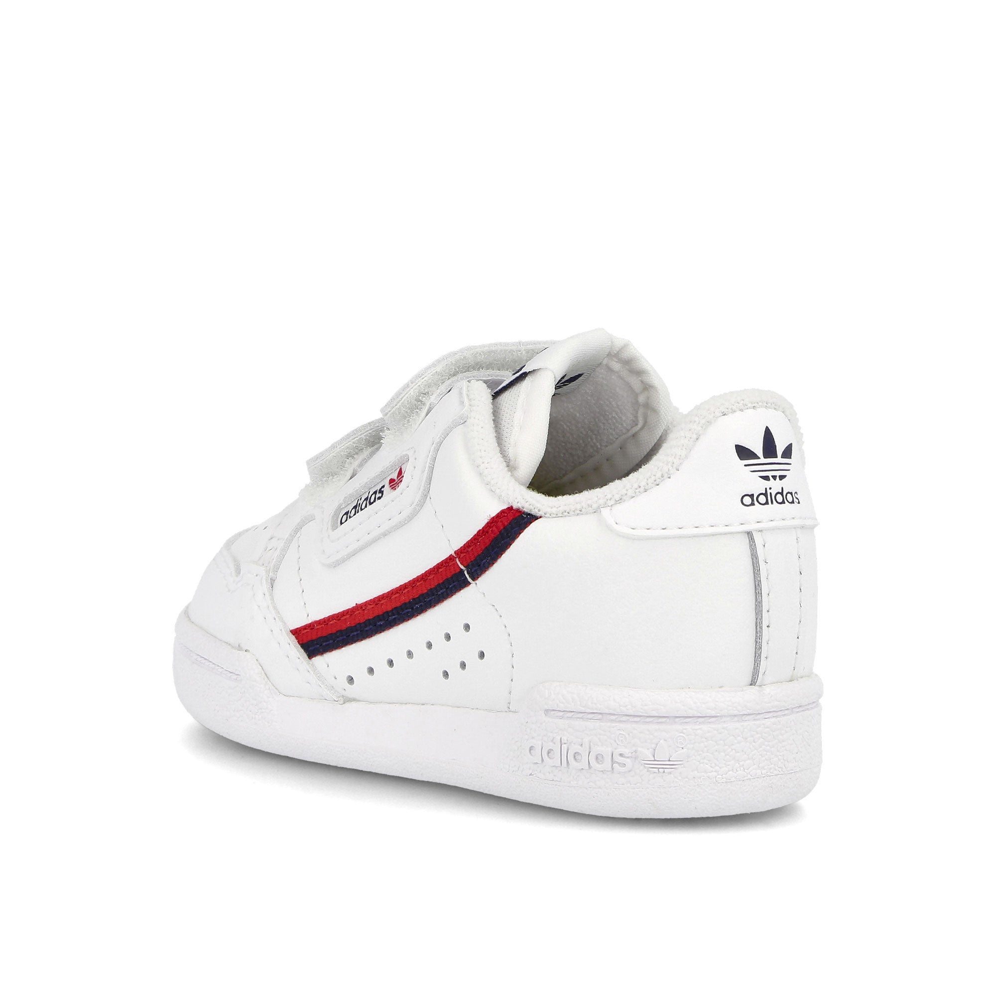 adidas continental 80 cf infants Running White / Running White / Scarlet Low Top Sneakers  Material | Overkill