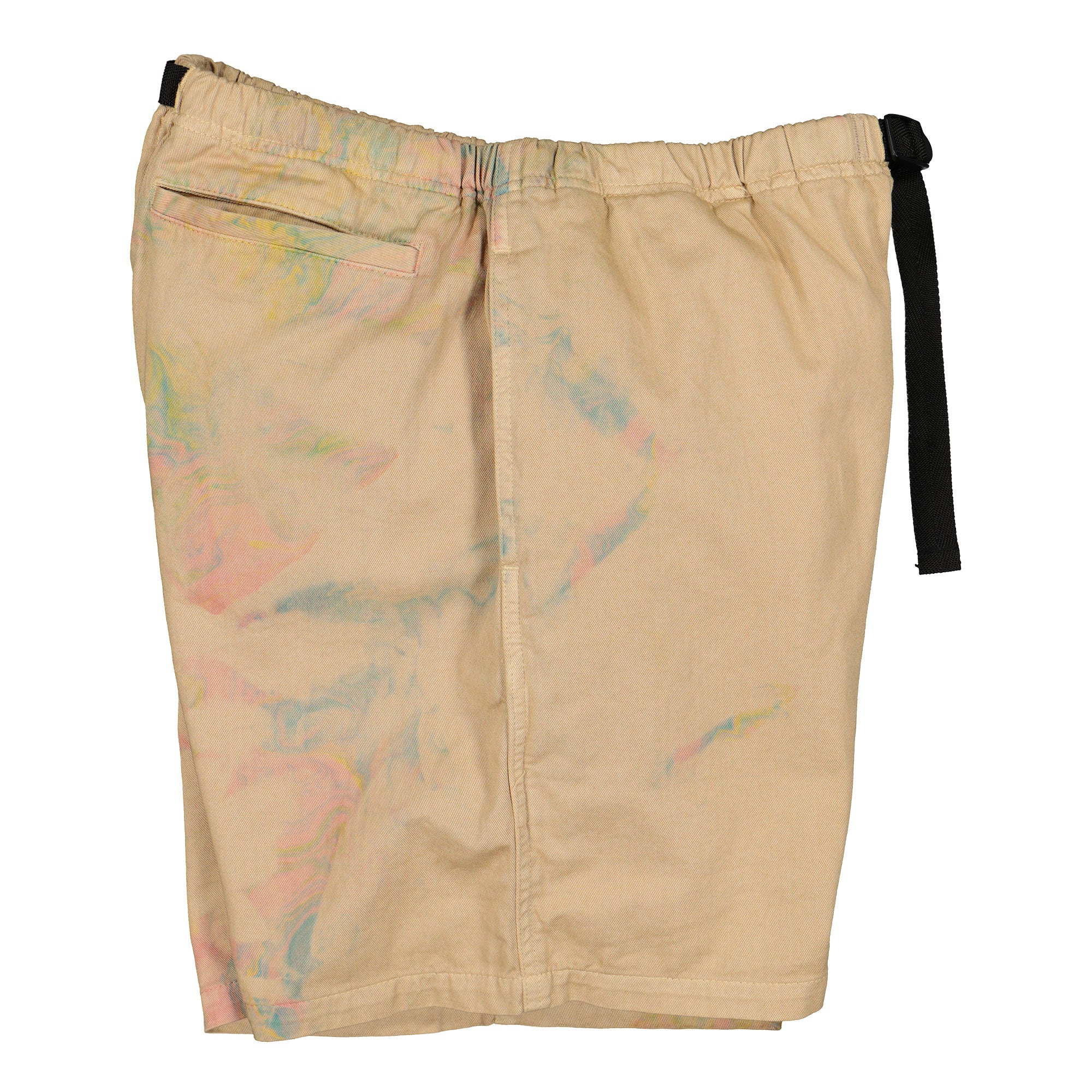 John Elliott mountain shorts Carnival / Tan Shorts Close-up | Overkill