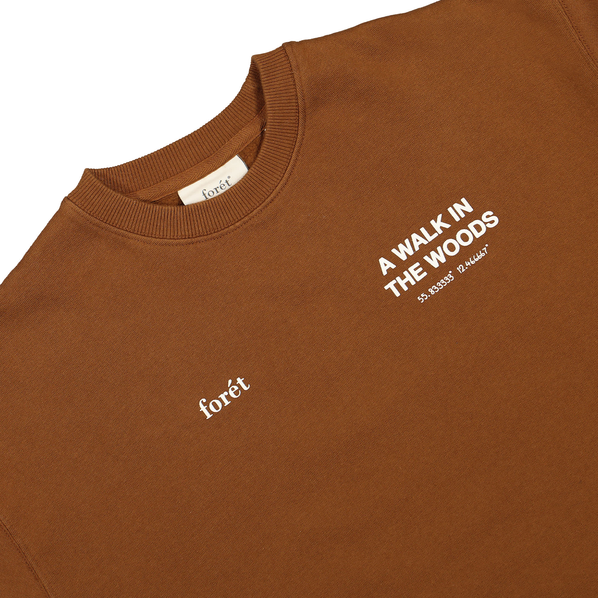 Forét Homage Sweatshirt Brown Sweatshirts Material | Overkill