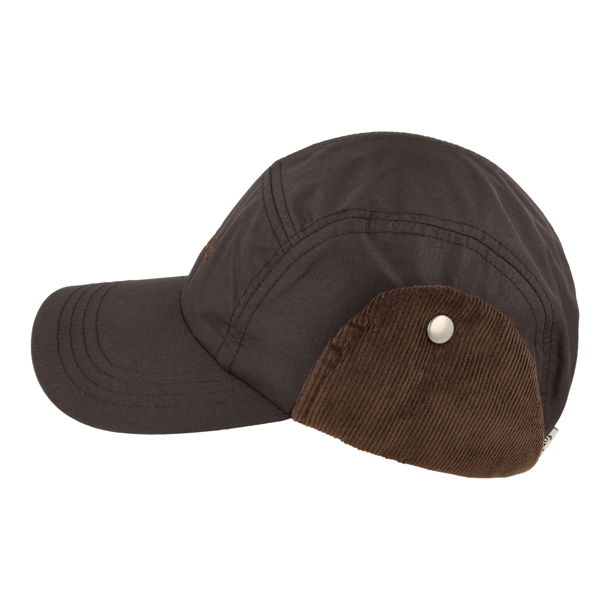 Forét Hidden Cap Dark Brown Caps  Material | Overkill