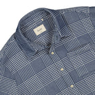 Forét Gentle Shirt Navy Check Shirts Close-up | Overkill
