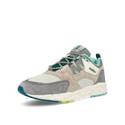 Karhu Fusion 2.0 Ultimate Gray-Iceberg Green Low Top Sneakers  Close Up | Overkill