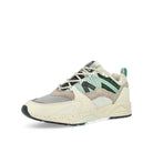 Karhu Fusion 2.0 Lily White / Surf Spray Low Top Sneakers  Close Up | Overkill