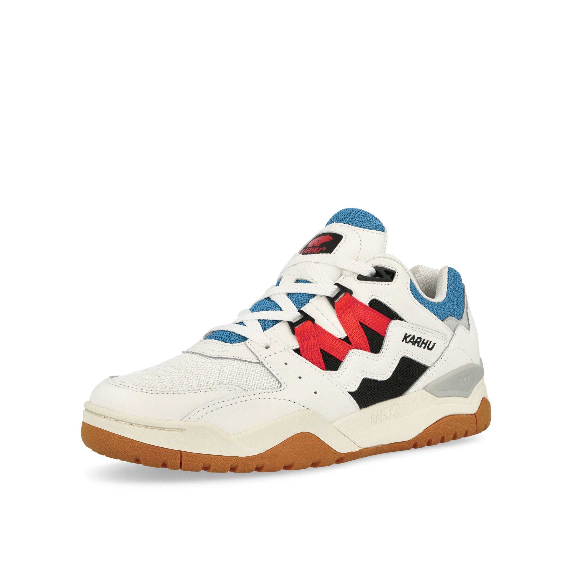 Karhu Fusion XT Bright White / Fiery Red Low Top Sneakers  Close Up | Overkill