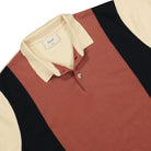Forét Golf Polo Knit Sweater Cloud / Navy Sweatshirts Close-up | Overkill