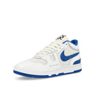 Nike Attack White / Game Royal - Pure Platinum - Black Mid Top Sneakers  Close Up | Overkill