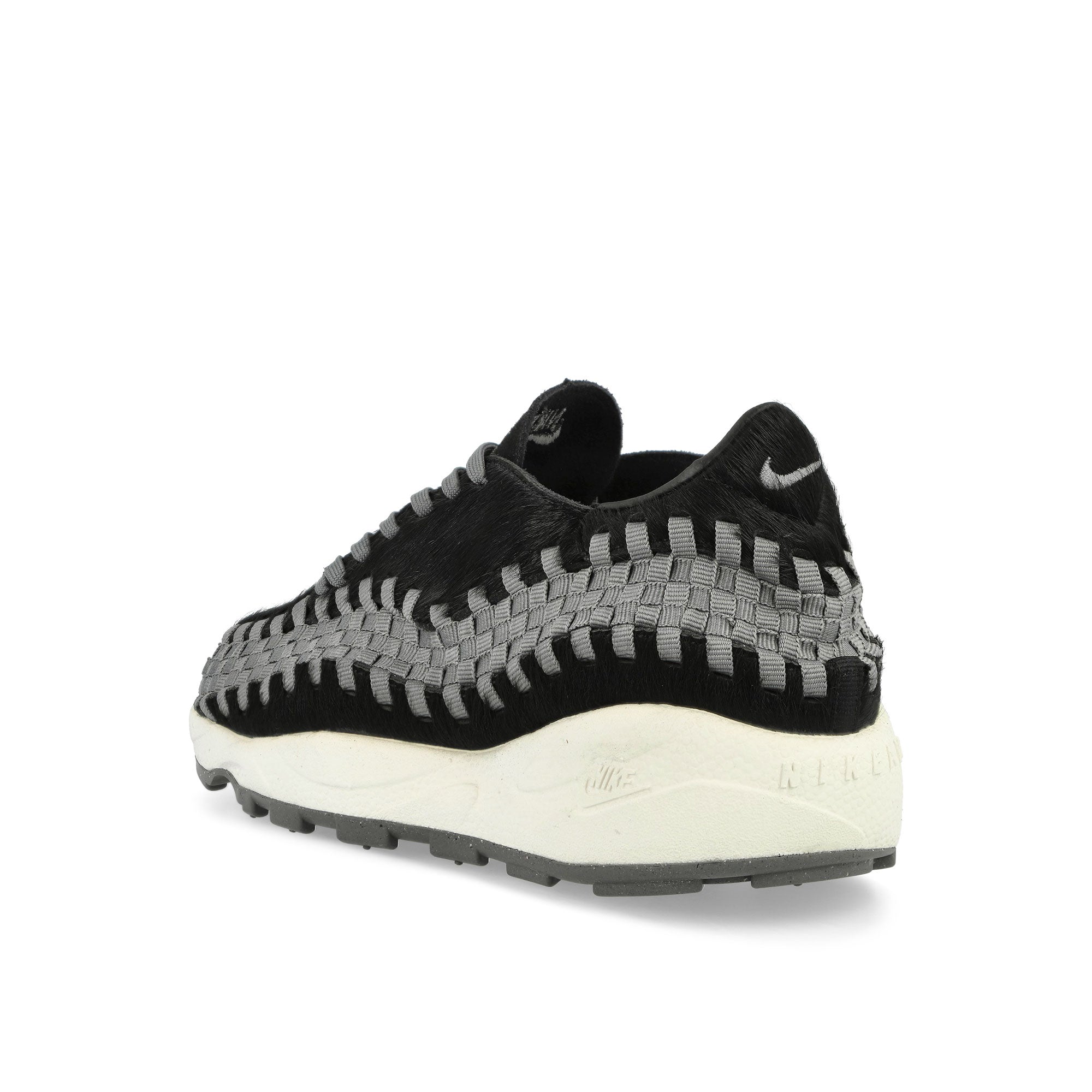 Nike Air Footscape Woven  Black-Smoke Grey - Sail Low Top Sneakers  Material | Overkill