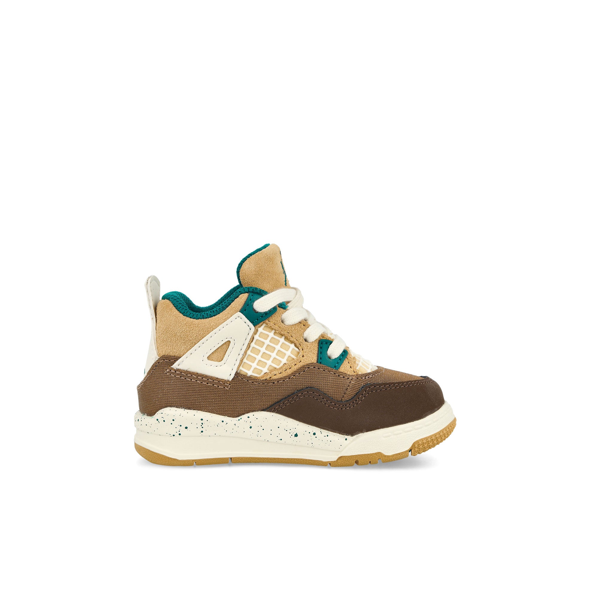 Jordan Air Jordan 4 Retro TD Cacao Wow / Geode Teal - Ale Brown - Twine Low Top Sneakers  Silhouette | Overkill
