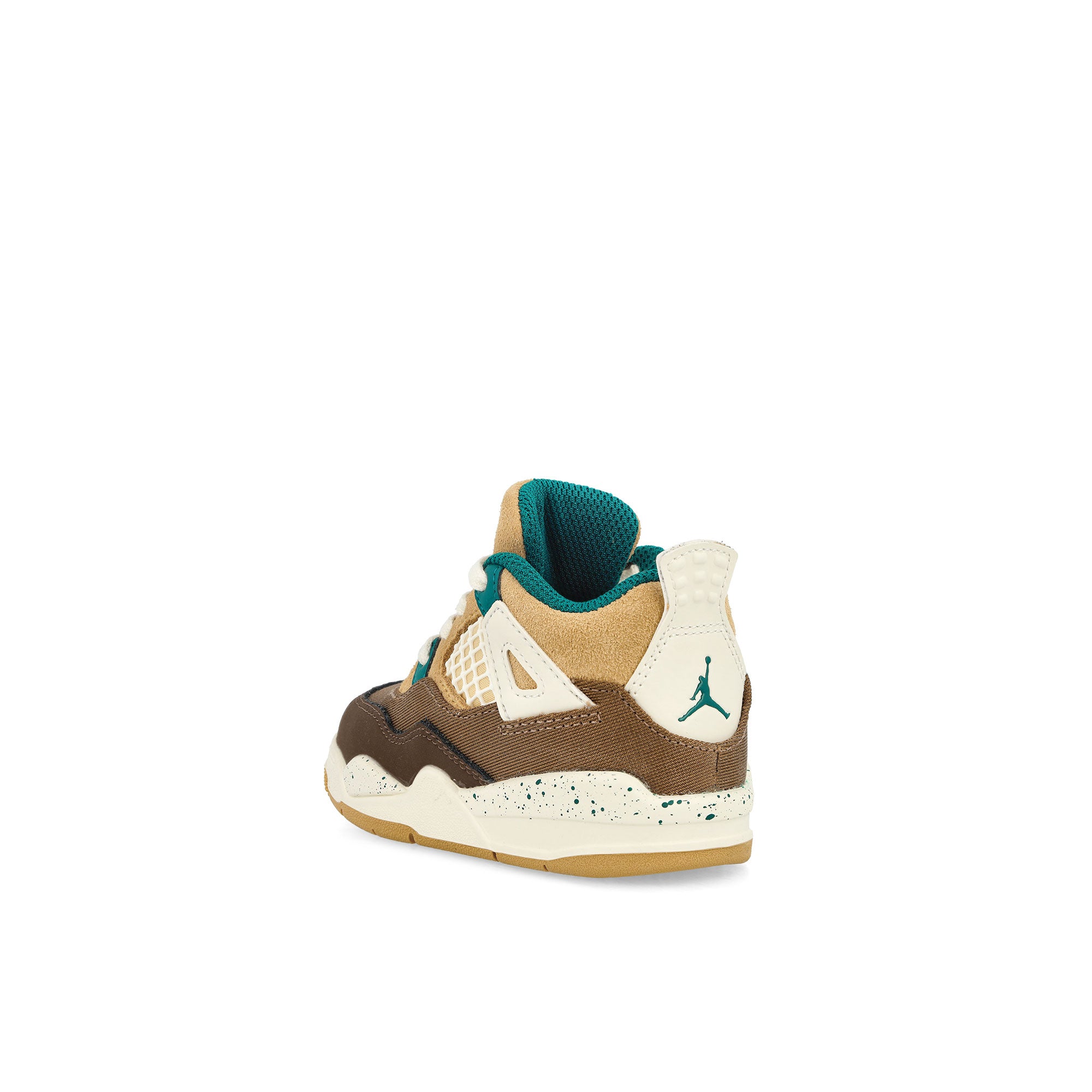 Jordan Air Jordan 4 Retro TD Cacao Wow / Geode Teal - Ale Brown - Twine Low Top Sneakers  Material | Overkill