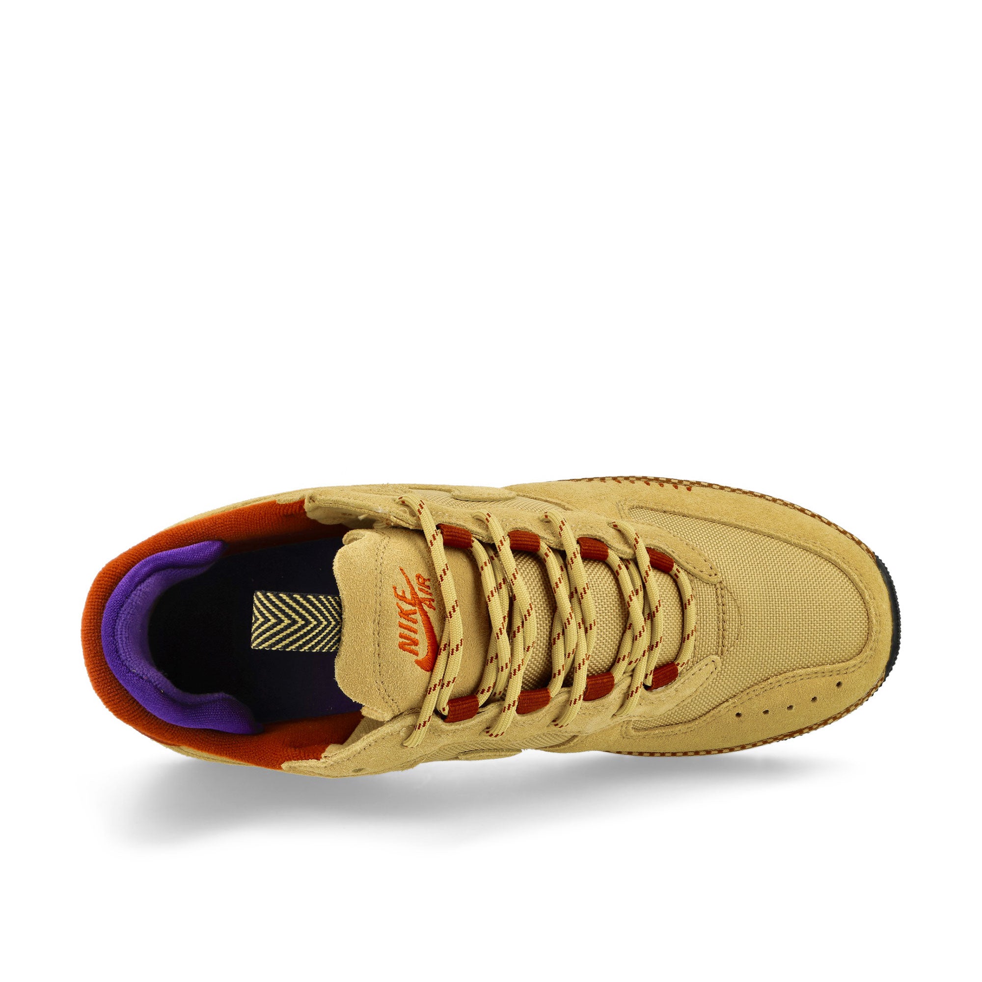 Nike W Air Force 1 Wild Wheat Gold-Wheat Gold - Rugged Orange Low Top Sneakers  Detailfoto | Overkill