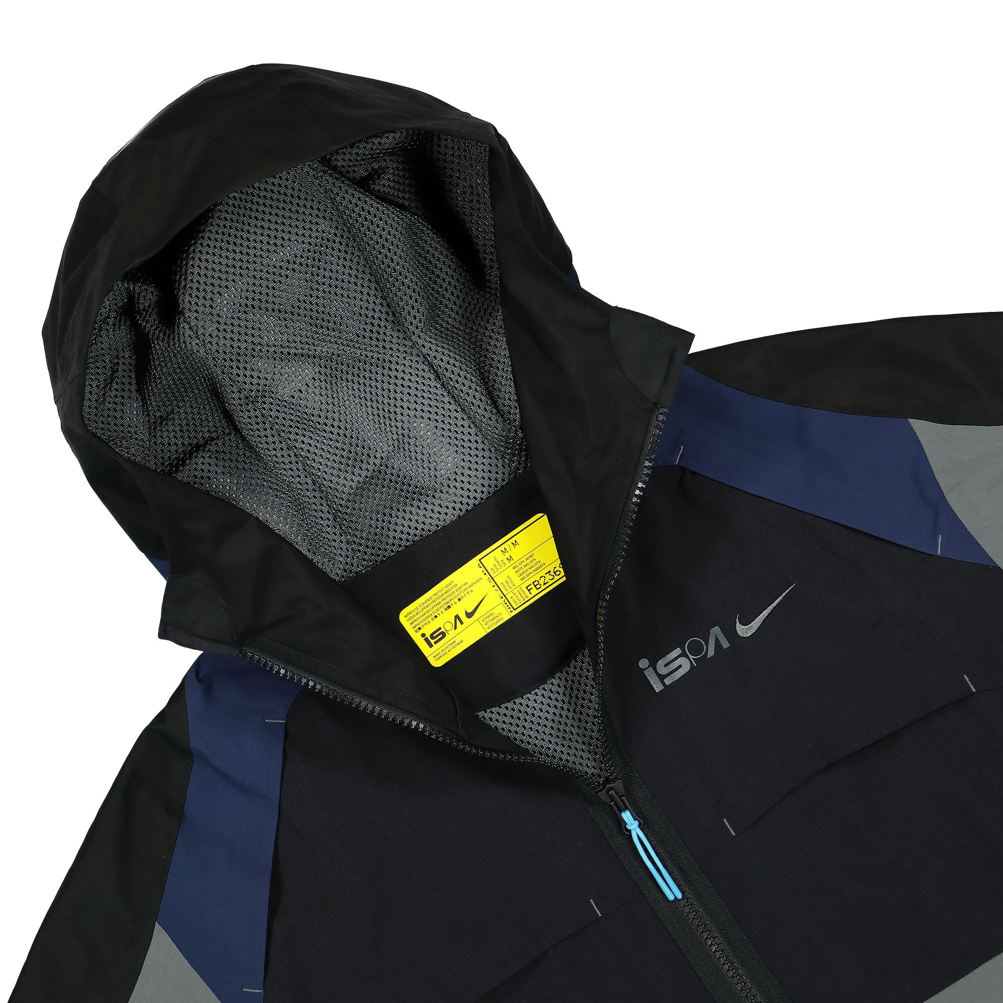 Nike NRG ISPA Jacket Black / Midnight Navy / Iron Grey / Iron Grey Jackets Close-up | Overkill