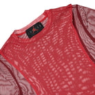 Jordan W Long Sleeve Mesh Top Gym Red / Team Red Longsleeves Close-up | Overkill