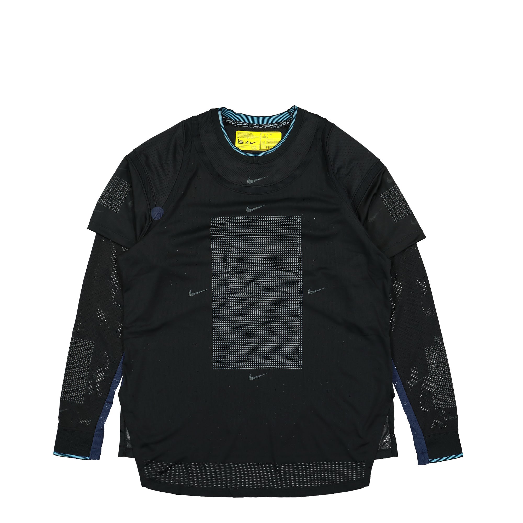 Nike NRG ISPA Longsleeve Top Black / Black / Midnight Navy Longsleeves FB2705 010 | Overkill