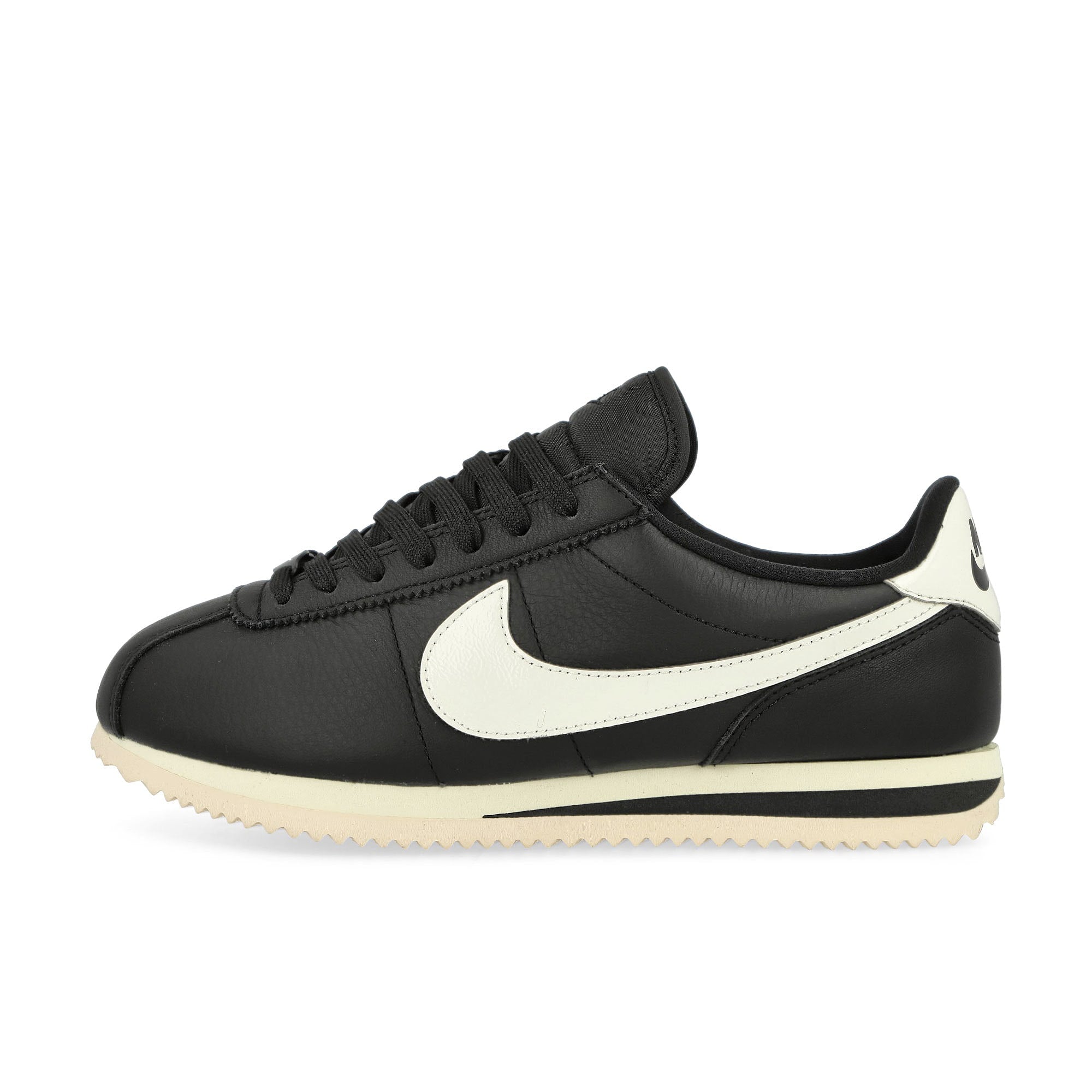 Nike W Cortez 23 Premium Leather Black / Sail-Alabaster Low Top Sneakers FB6877 001 | Overkill