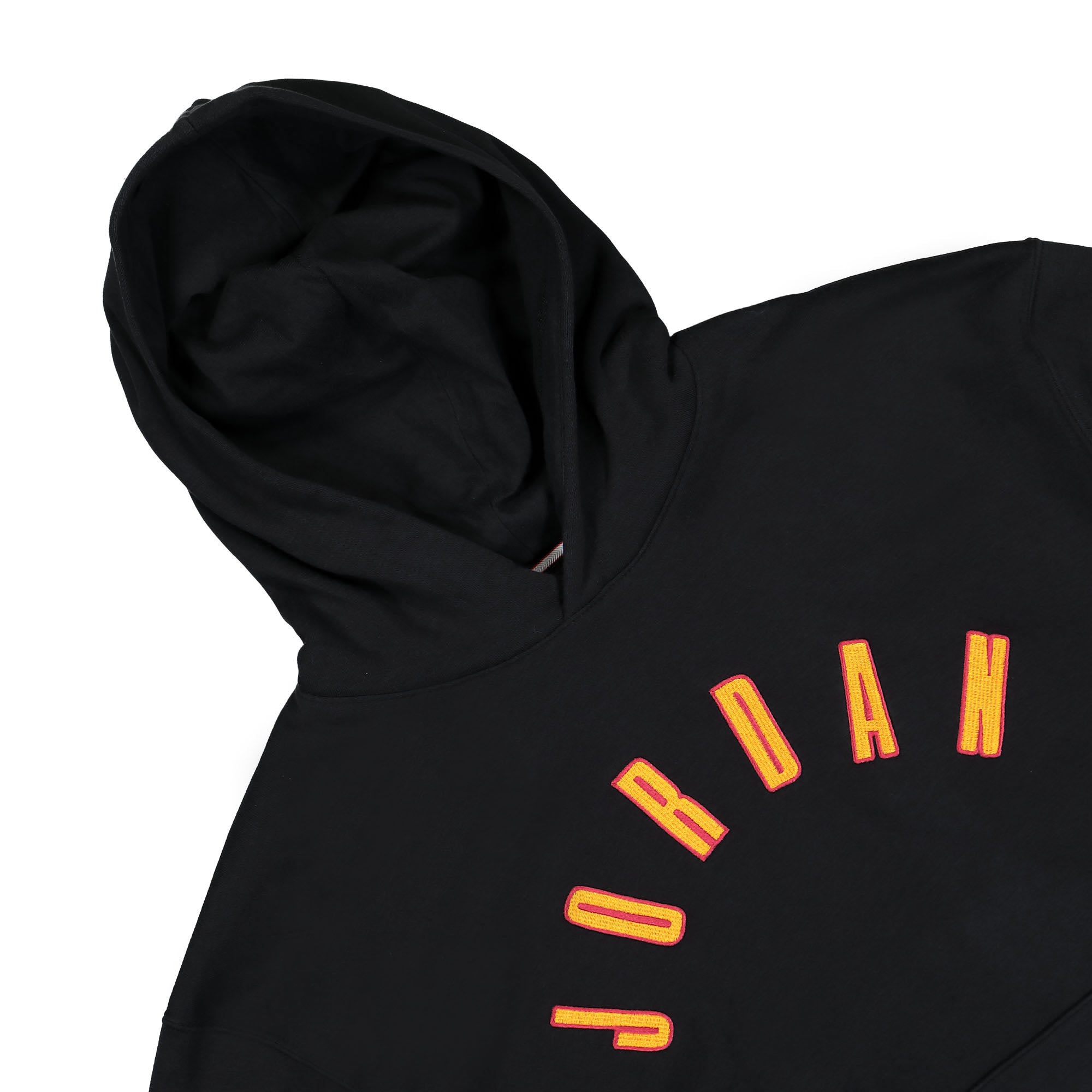 Jordan Flight MVP Fleece Hoodie Black / Sail Hoodies Close-up | Overkill