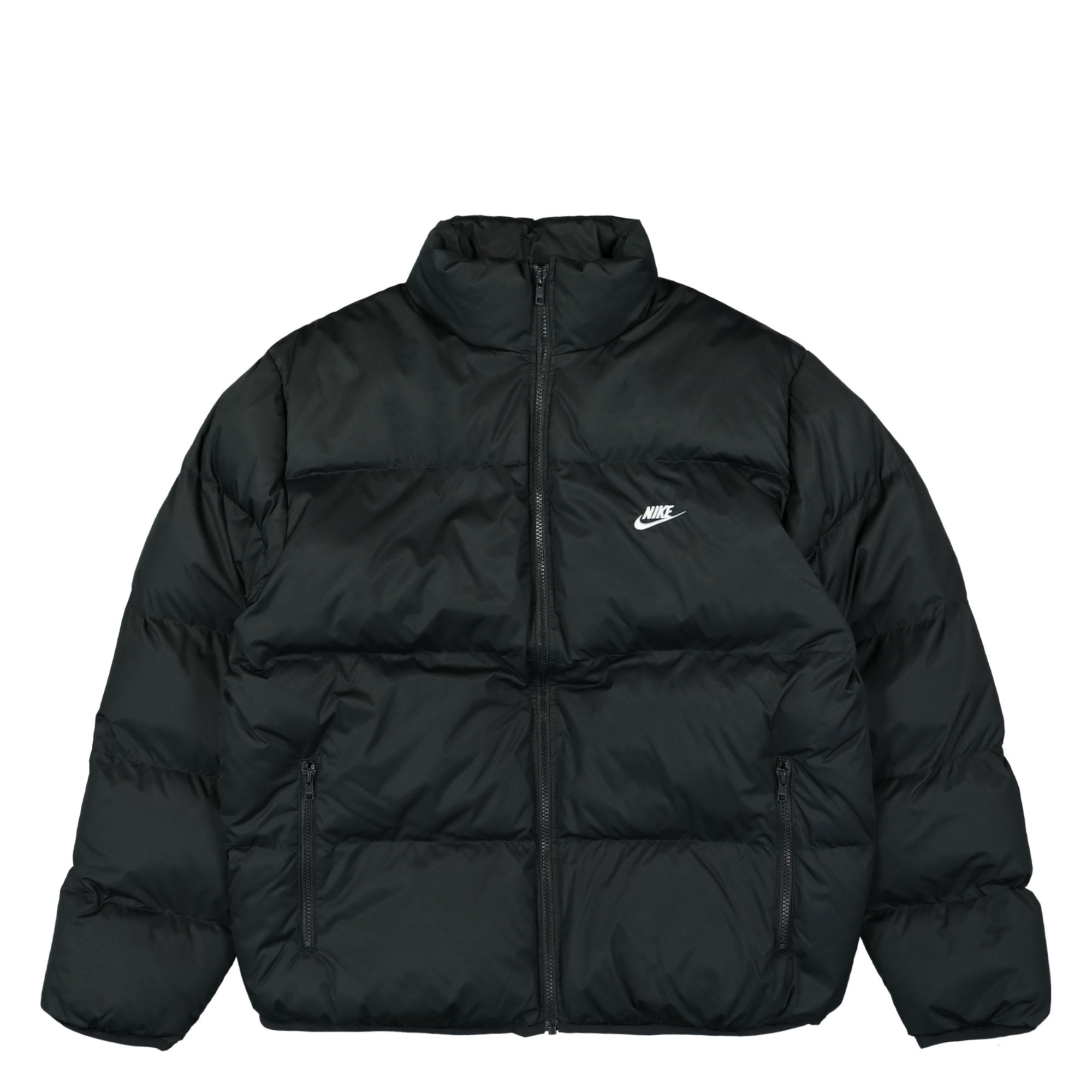 Nike Club Puffer Jacket Black / White Puffer Jackets FB7368 010 | Overkill