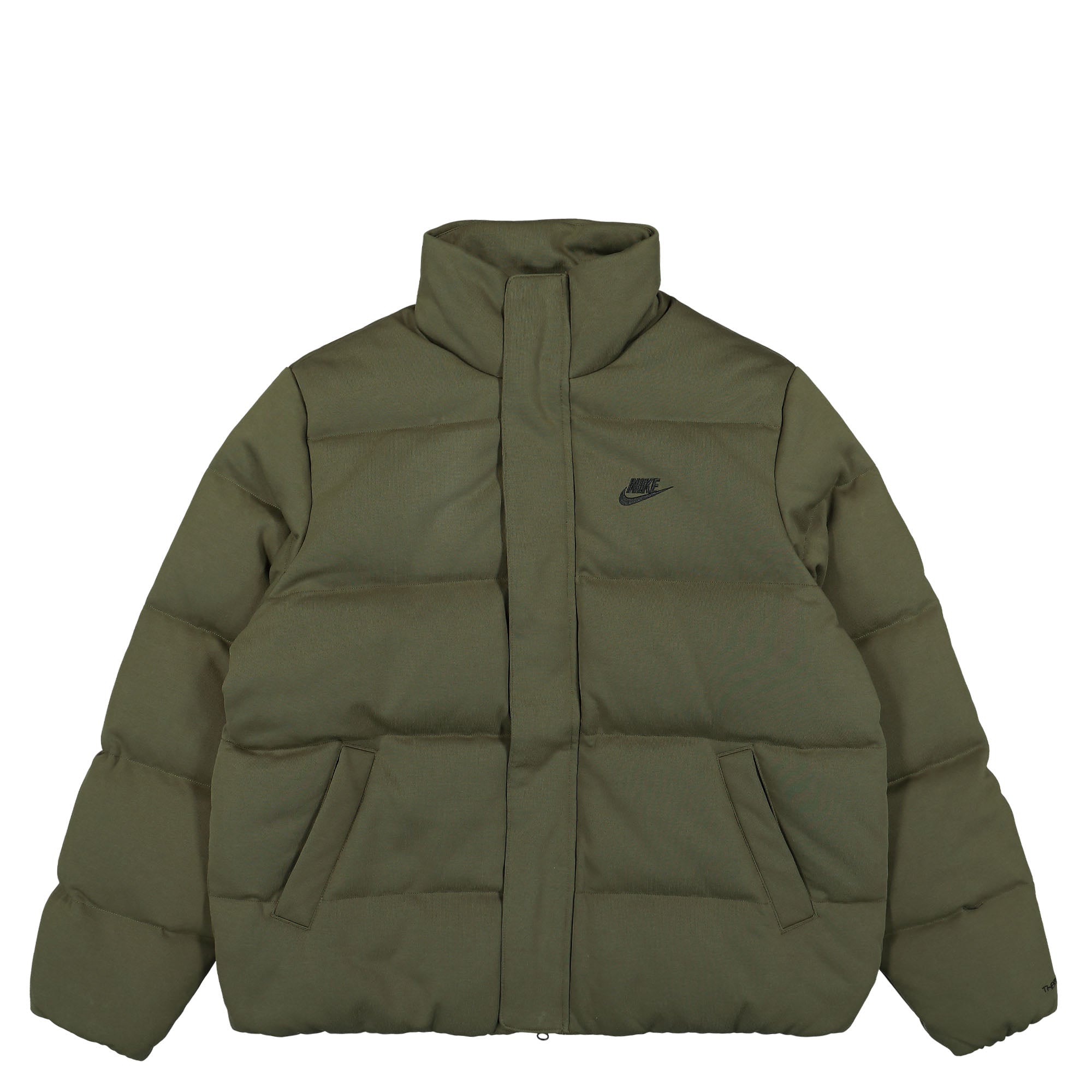 khaki nike puffer jacket