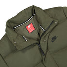 Nike Tech Fleece Therma-FIT Puffer Jacket Cargo Khaki / Black Puffer Jackets Close-up | Overkill