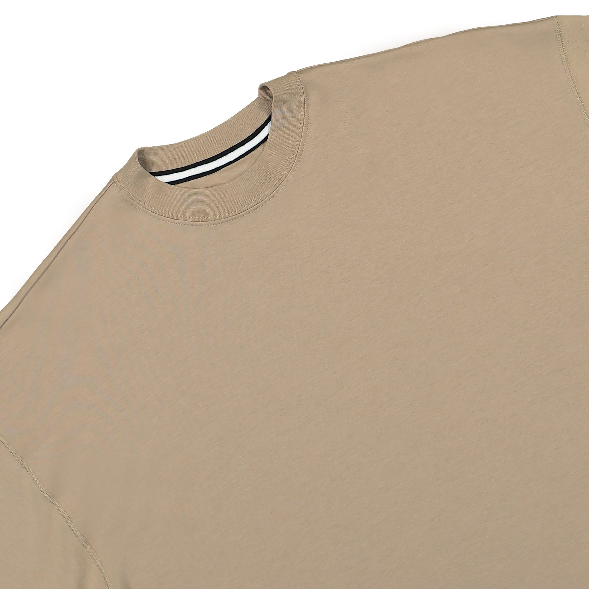 Nike Tech Fleece Reimagined SS Top Khaki T-Shirts Close-up | Overkill