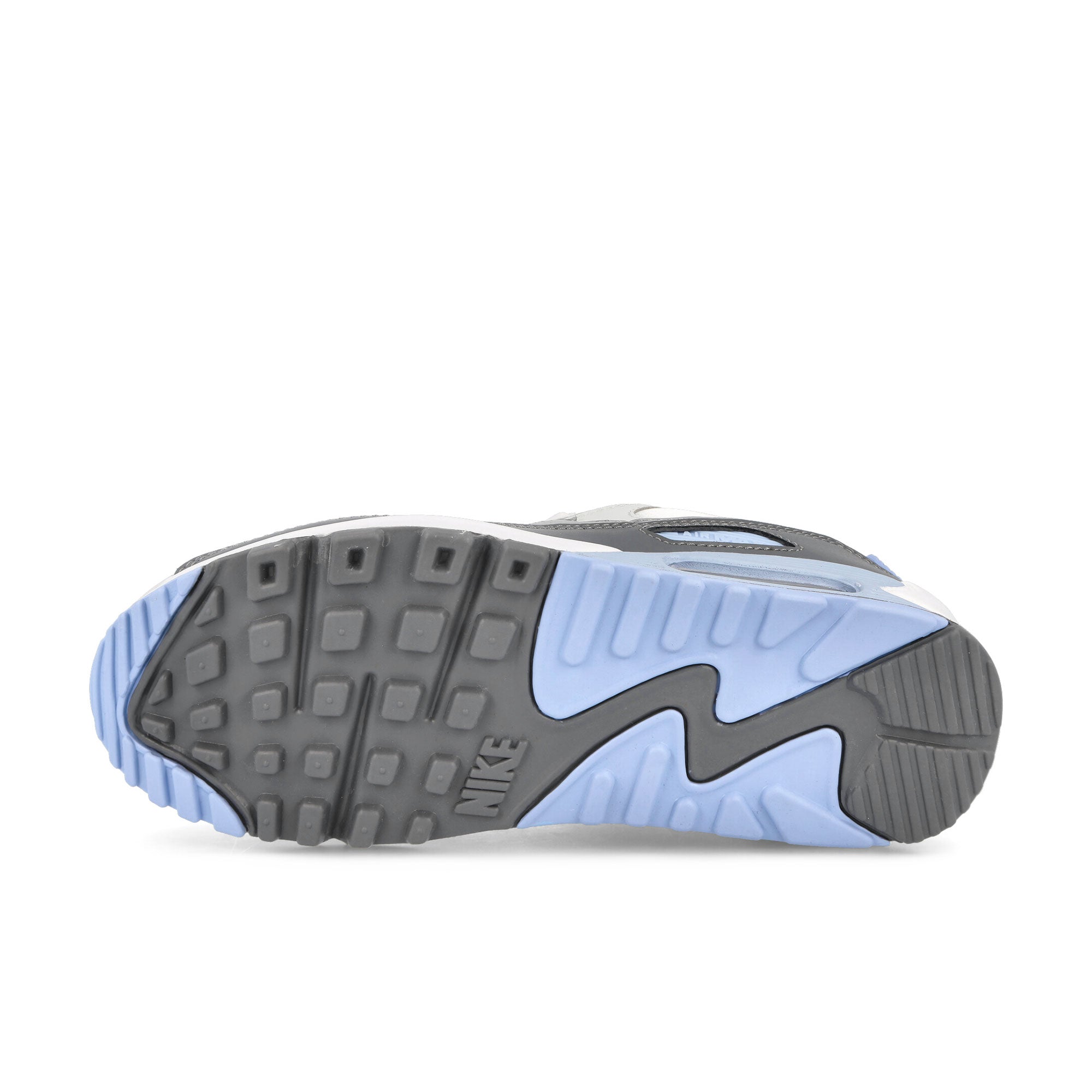 Nike W Air Max 90 White-Wolf Grey - Photon Dust - Cobalt Bliss Low Top Sneakers  Detail View 1 | Overkill