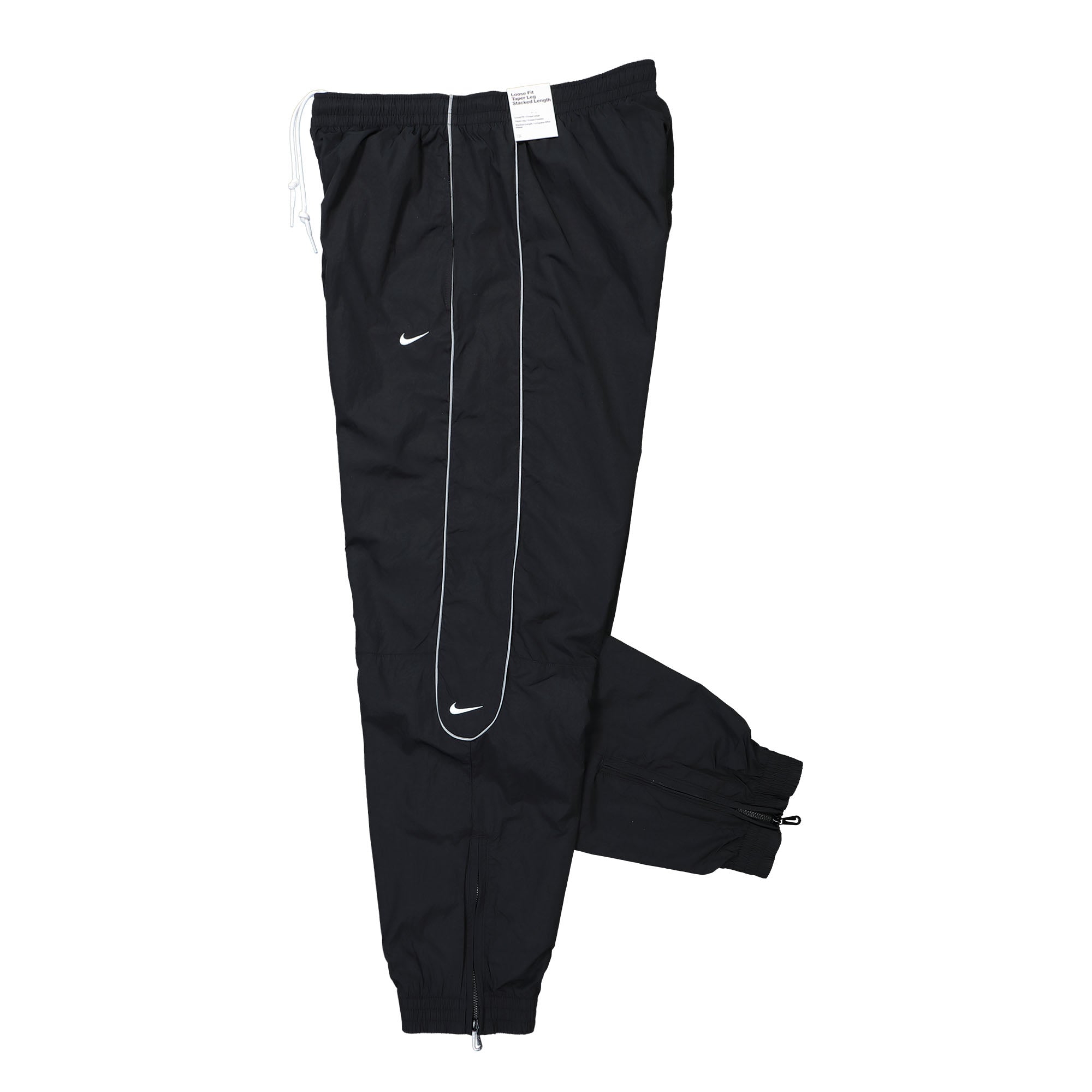 Nike Solo Swoosh Track Pant Black / White Sweat & Track Pants Close-up | Overkill
