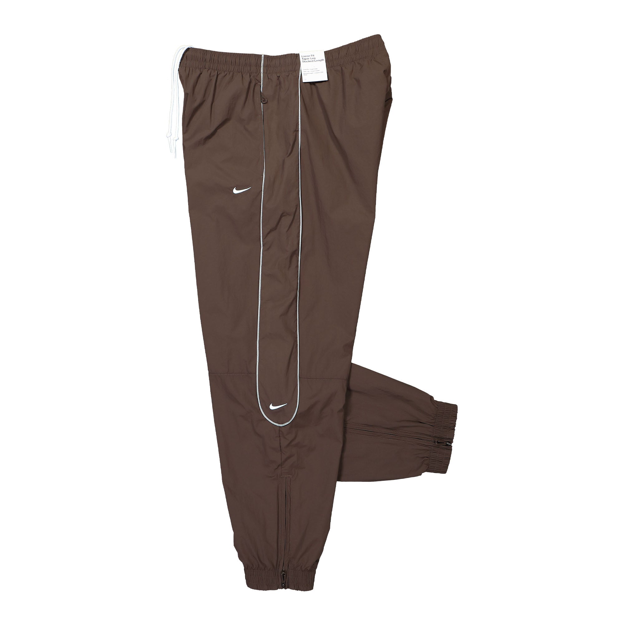 Nike Solo Swoosh Track Pant Brown / White Sweat & Track Pants Close-up | Overkill