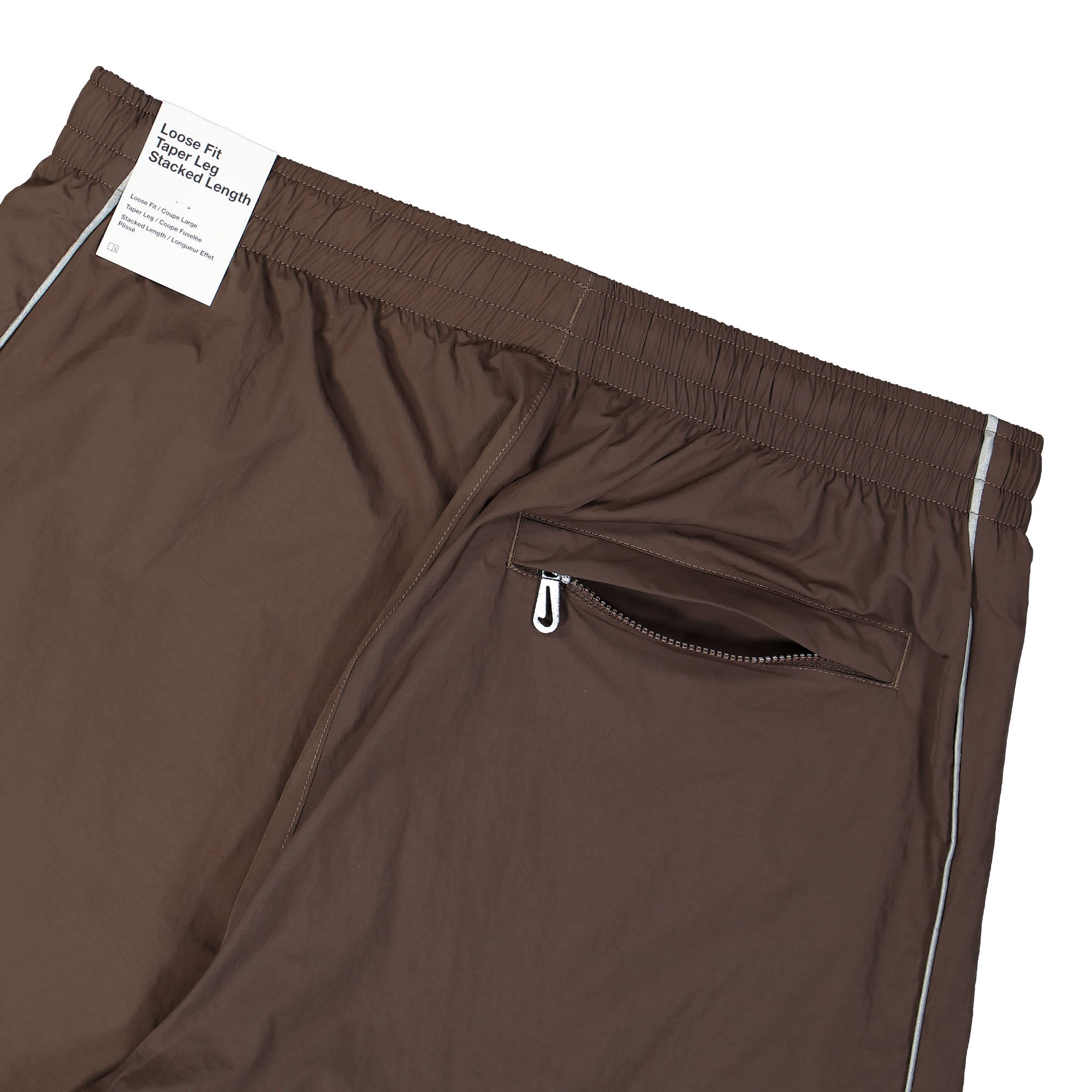 Nike Solo Swoosh Track Pant Brown / White Sweat & Track Pants Detail view 1 | Overkill