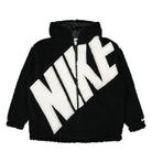 Nike W NSW Logo Sherpa Jacket Black / Sail Jackets FB8695 010 | Overkill