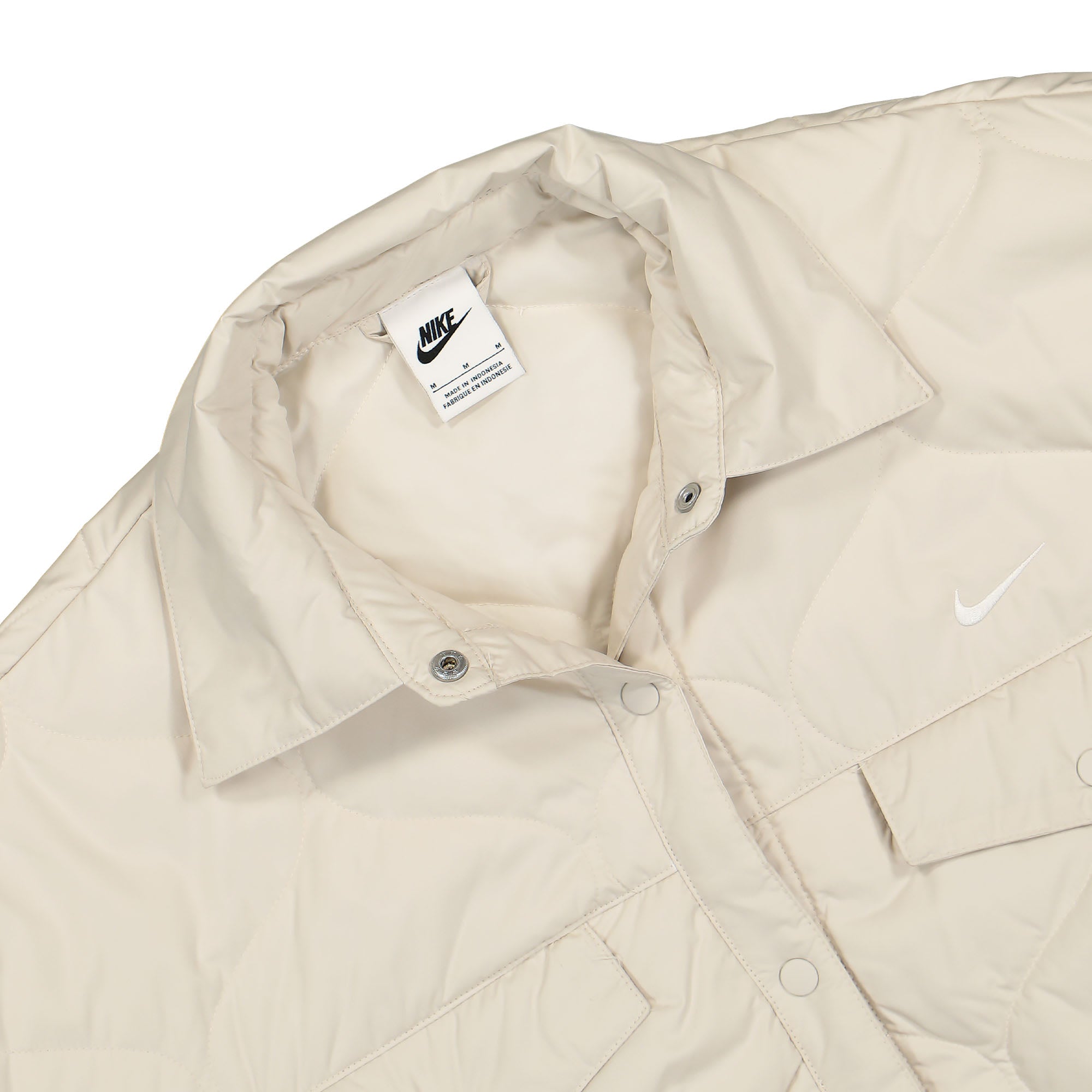 Nike W Quilted Trenchcoat Light Orewood Brown / Sail Coats Close-up | Overkill