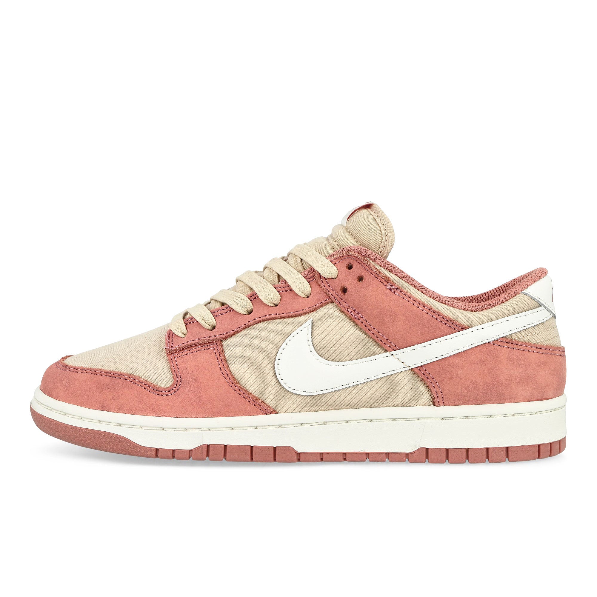 Nike Dunk Low Retro Premium Red Stardust / Summit White - Sanddrift Low Top Sneakers FB8895 601 | Overkill