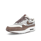 Nike Air Max 1 Premium Summit White-Plum Eclipse - Wolf Grey Low Top Sneakers  Close Up | Overkill