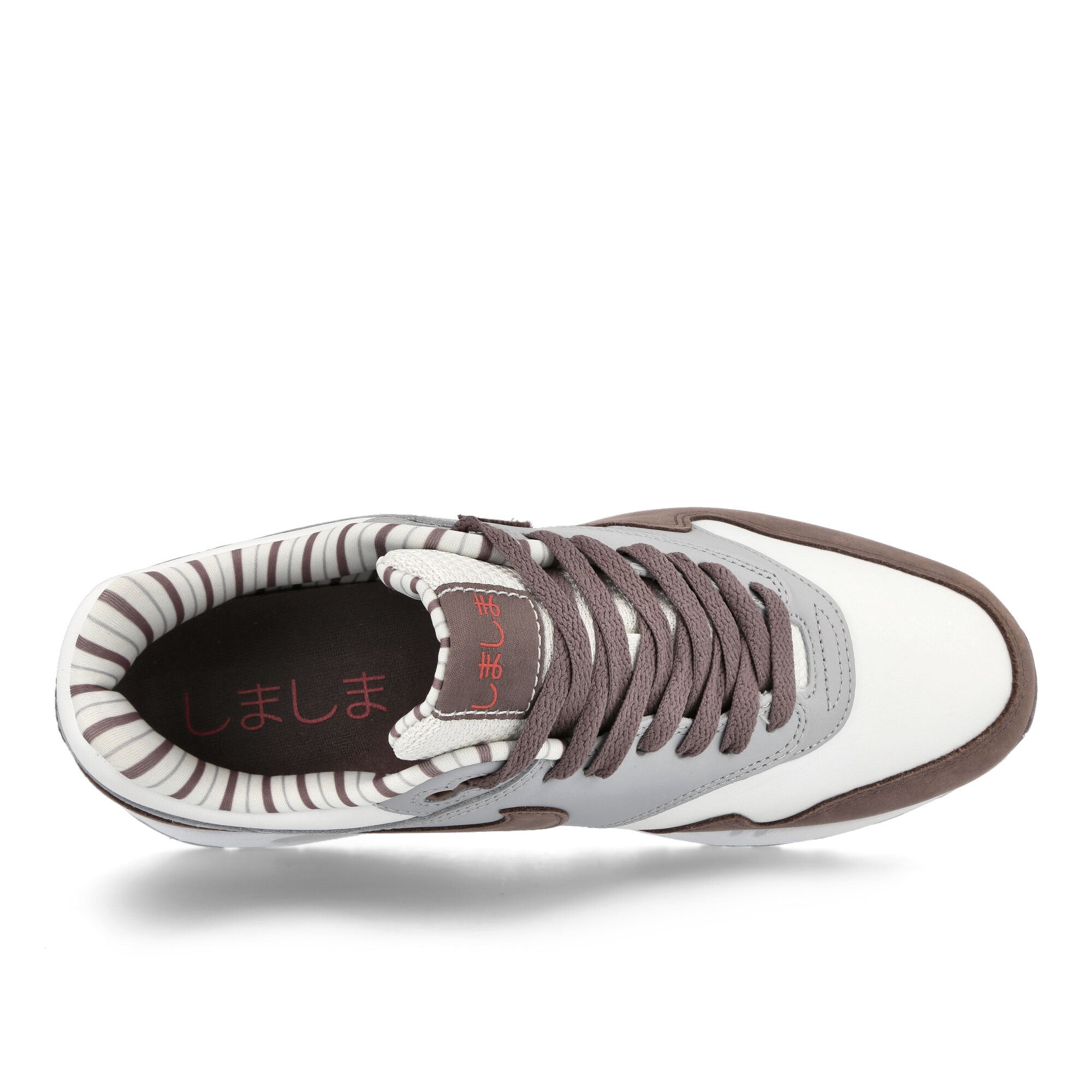 Nike Air Max 1 Premium Summit White-Plum Eclipse - Wolf Grey Low Top Sneakers  Detailfoto | Overkill