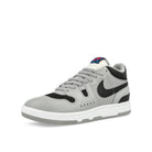 Nike Attack QS SP Light Smoke Grey / Black - White Mid Top Sneakers  Close Up | Overkill