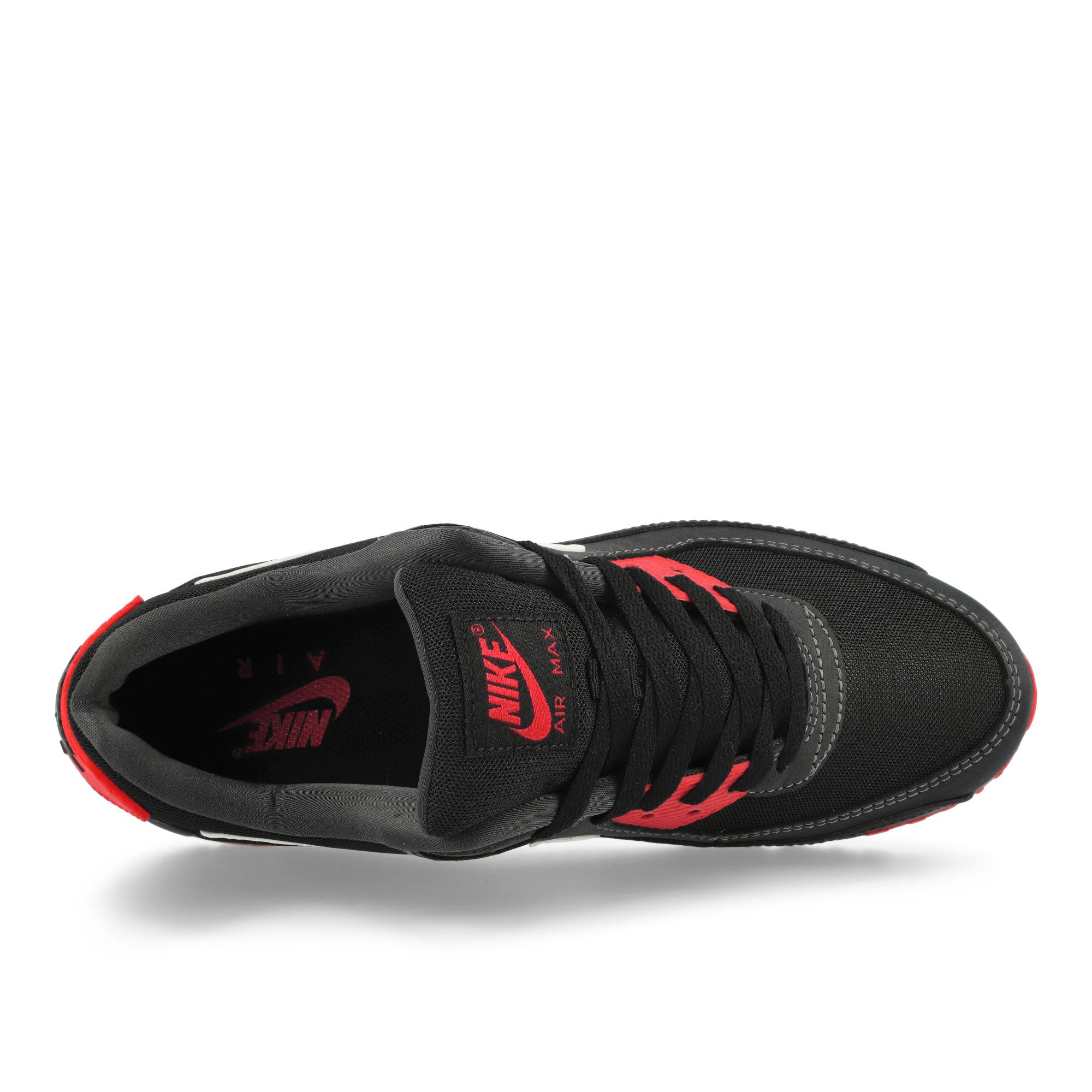Nike Air Max 90 Anthracite / Summit White - Black - Mystic Red Low Top Sneakers  Detailfoto | Overkill