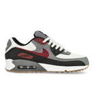 Nike Air Max 90 White / Team Red - Cool Grey - Black Low Top Sneakers  Silhouette | Overkill