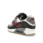 Nike Air Max 90 White / Team Red - Cool Grey - Black Low Top Sneakers  Material | Overkill