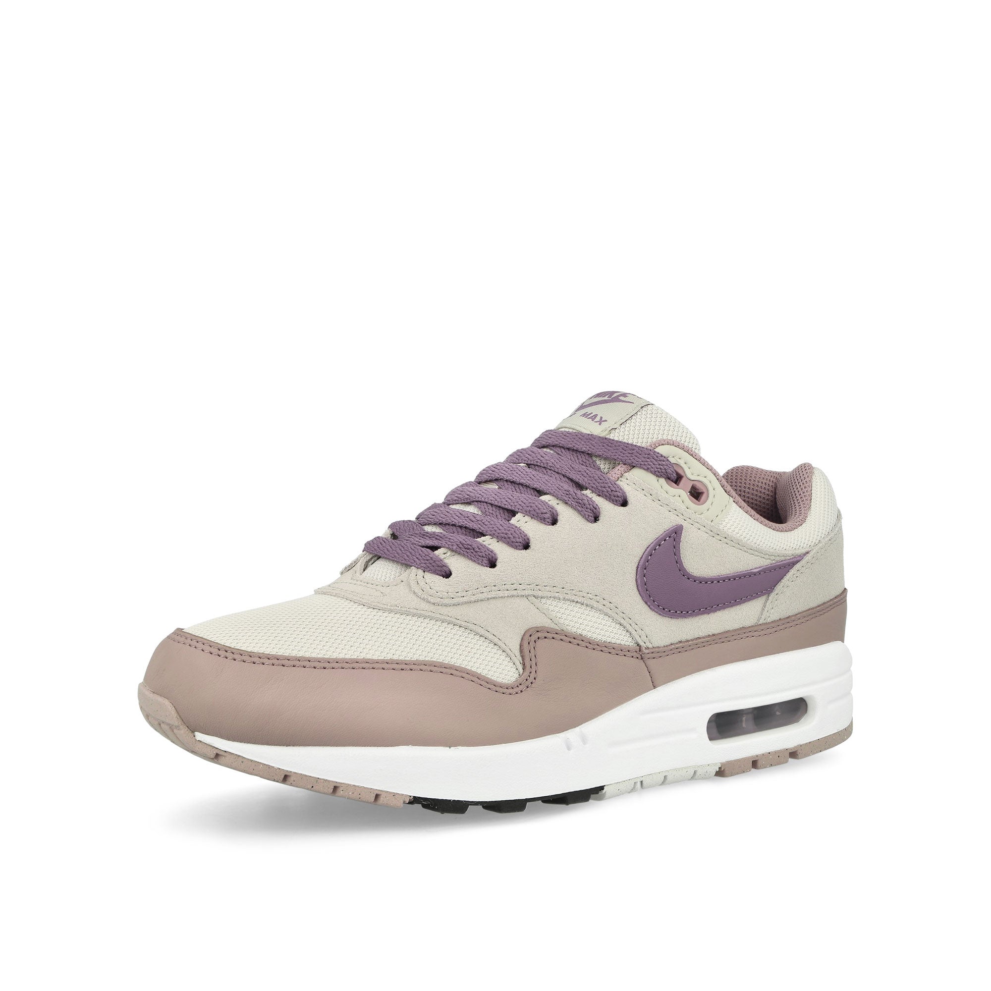 Nike Air Max 1 SC Light Bone / Violet Dust - Phantom Low Top Sneakers  Close Up | Overkill