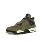 Jordan Air Jordan 4 Retro Se Craft Medium Olive / Pale Vanilla - Cargo Khaki Low Top Sneakers  Close Up | Overkill