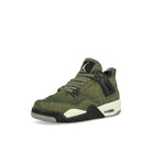 Jordan Jordan 4 Retro Se Craft GS Medium Olive / Pale Vanilla - Cargo Khaki Sneakers  Close Up | Overkill