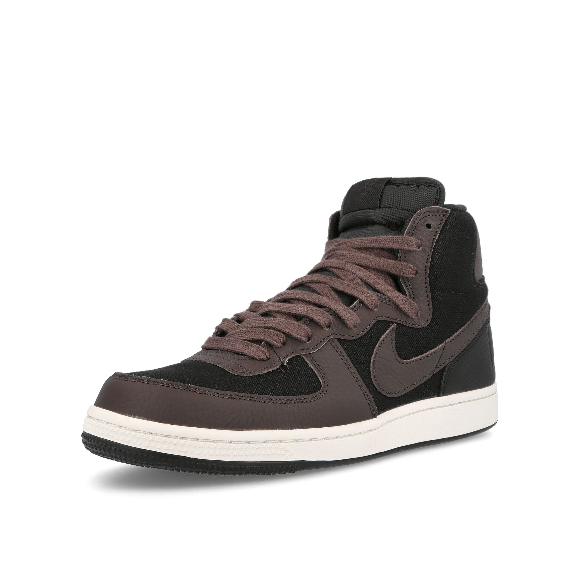 Nike Terminator High SE Black-Velvet Brown High Top Sneakers  Close Up | Overkill