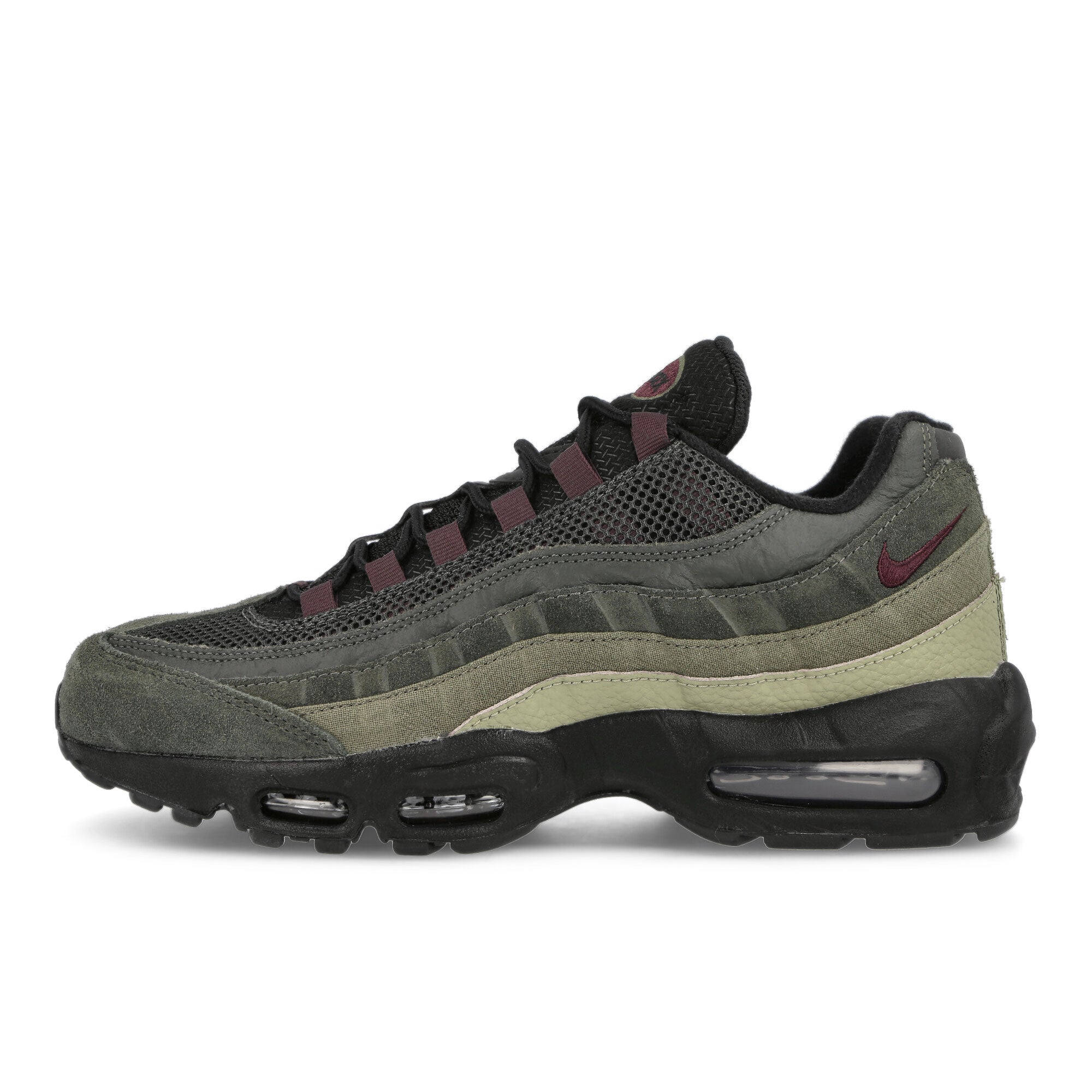 Nike Air Max 95 Black-Earth - Sequoia - Kargo Khaki Low Top Sneakers FD0652 001 | Overkill