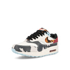 Nike W Air Max 1 87 Sail-Black - Celestine Blue - Picante Red Low Top Sneakers  Close Up | Overkill
