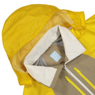 Nike NRG Hooded Tech Jacket Khaki / Vivid Sulfur / Sail / Baltic Blue Windbreaker Close-up | Overkill