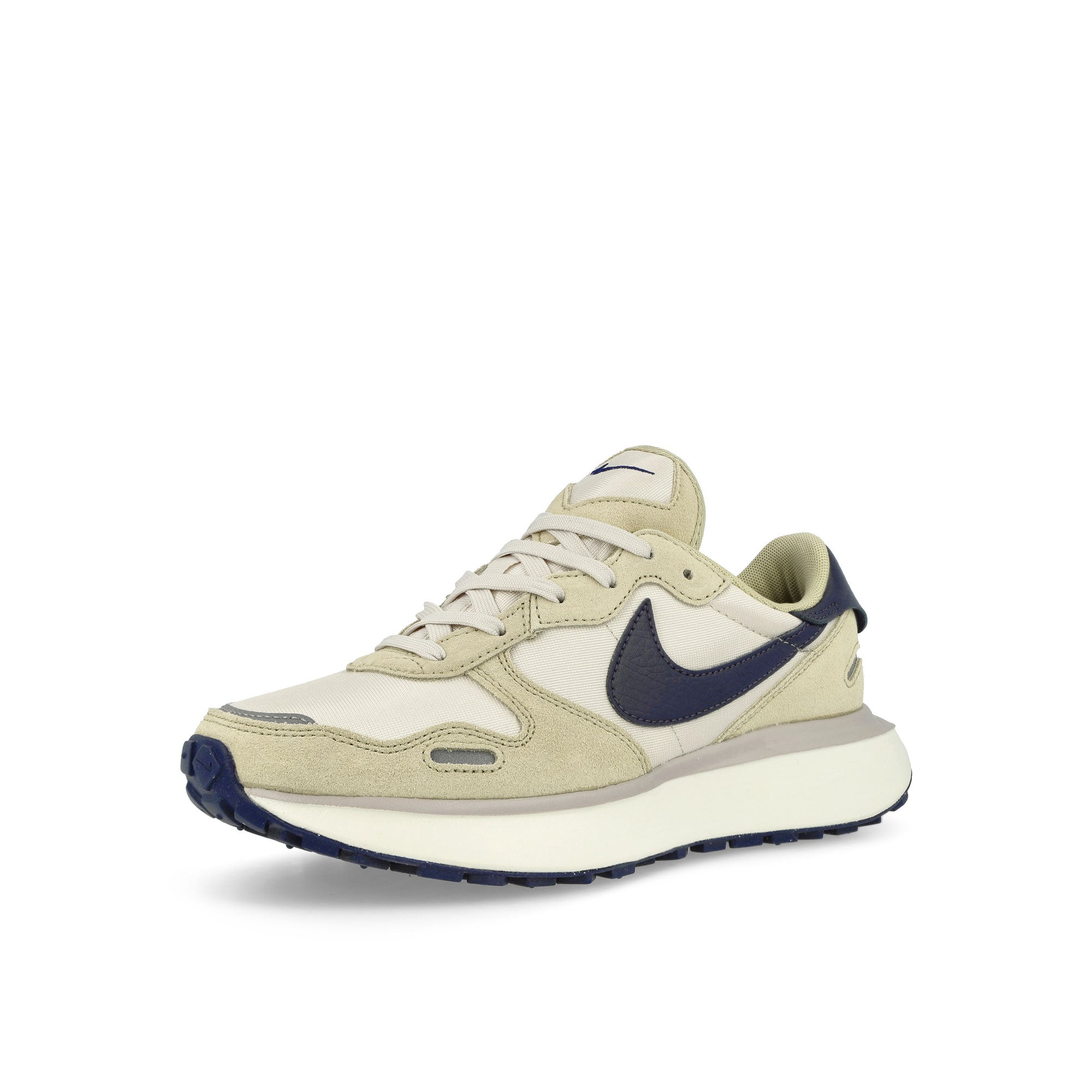 Nike W Phoenix Waffle LT Orewood Brown / Midnight Navy - Team Gold Low Top Sneakers  Close Up | Overkill