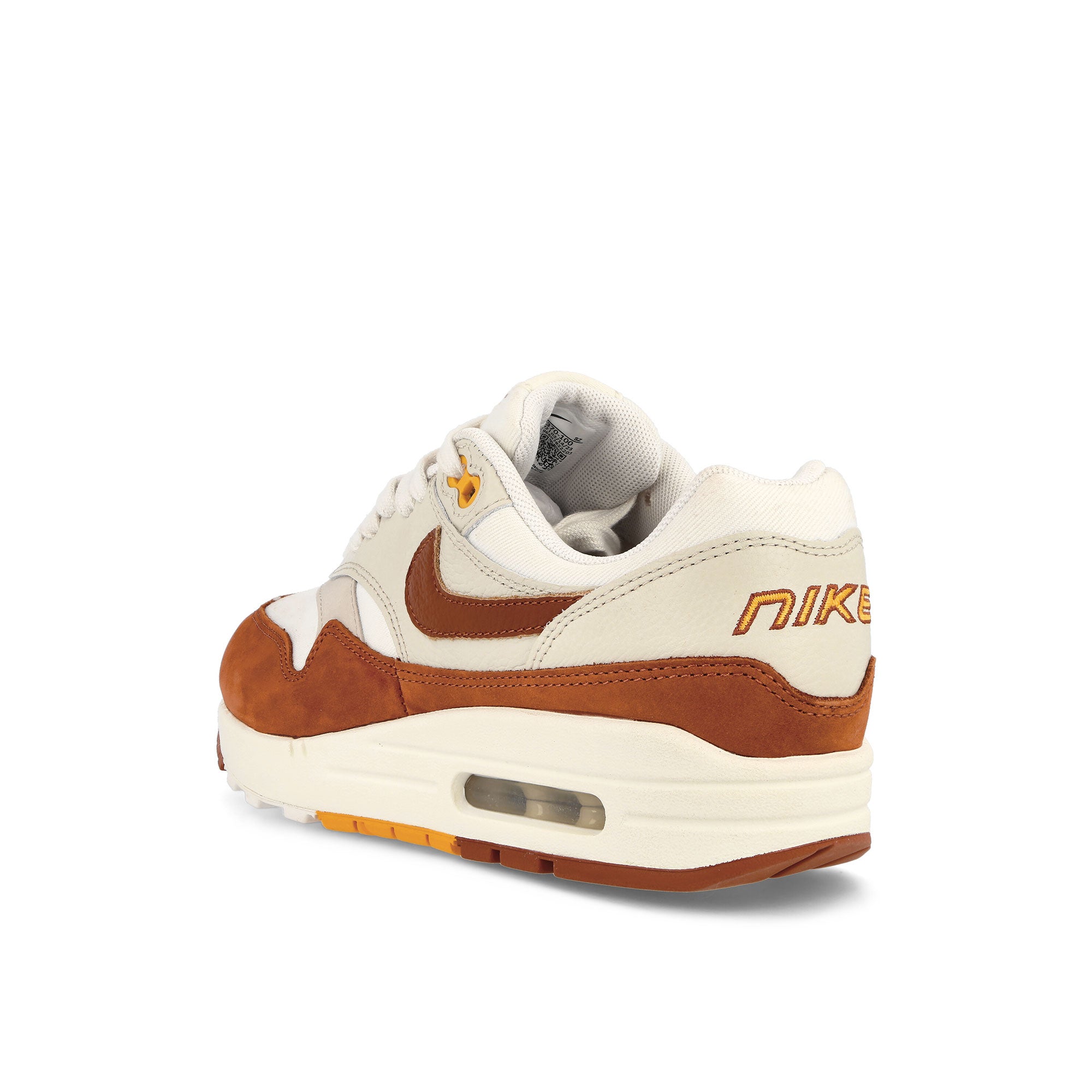 Nike W Air Max 1 LX Sail / Rugged Orange - Light Orewood Brown Low Top Sneakers  Material | Overkill