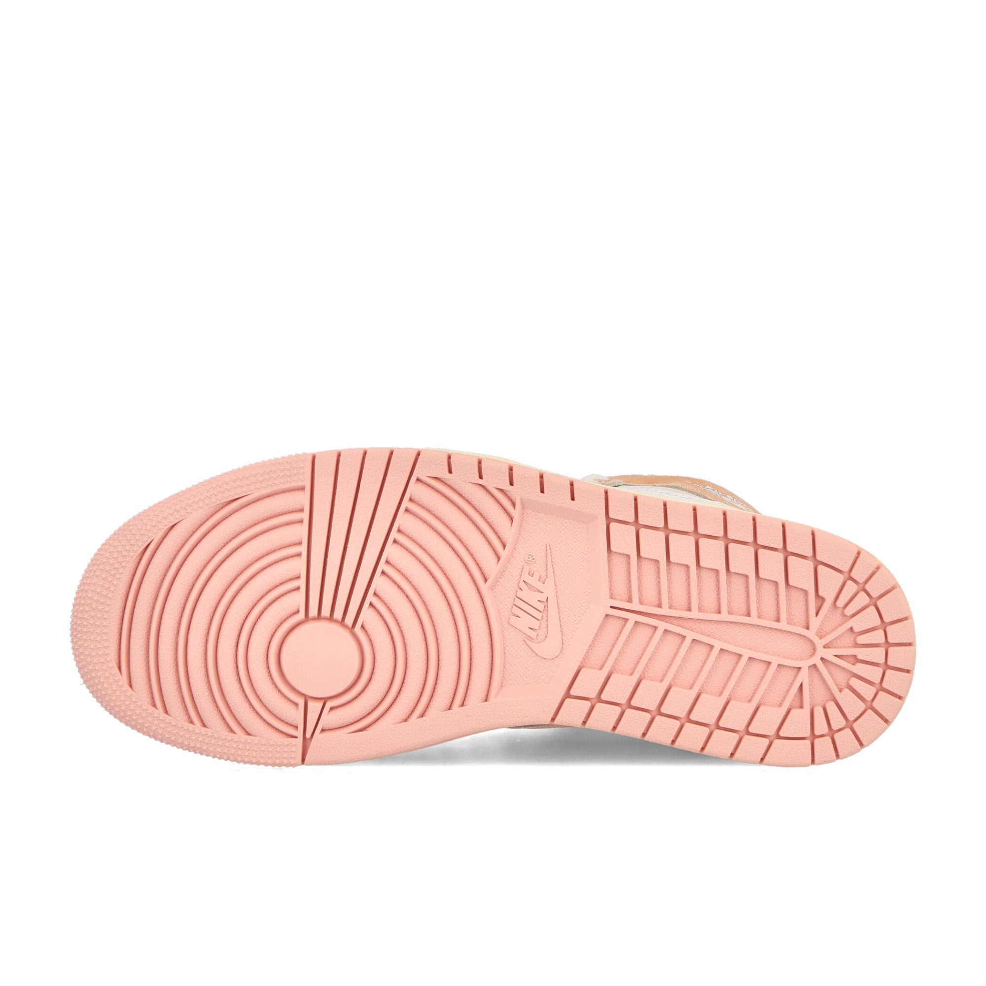 Jordan Wmns Air Jordan 1 Retro Hi OG Atmosphere-White - Muslin - Sai Sneakers  Detail View 1 | Overkill