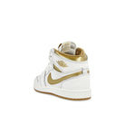 Jordan Jordan 1 Retro High OG PS White / Metallic Gold - Gum Light Brown High Top Sneakers  Material | Overkill