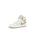 Jordan Jordan 1 Retro High OG PS White / Metallic Gold - Gum Light Brown High Top Sneakers  Close Up | Overkill